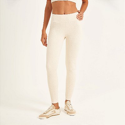 Calça Legging Colcci Perfect Fit Bege Calming