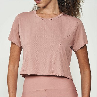 Camiseta Colcci Air Comfort Rosa Ganden