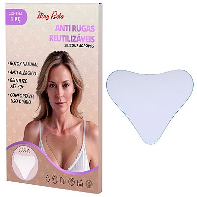 Adesivo Anti Rugas para Colo Triangulo Incolor