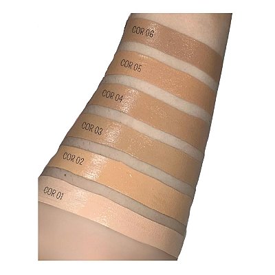 Base Matte Alta Cobertura Profissional Phallebeauty