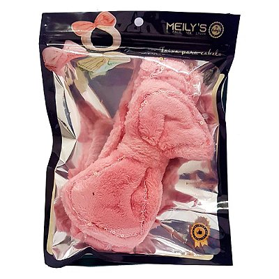 Faixa de Cabelo p/ Maquiagem e Limpeza Facial Meily's MACF09