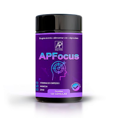 FOCO E CONCENTRAÇÃO - APFocus (120 Cápsulas) - 1 UNIDADE