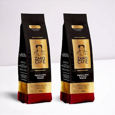 Kit Presente Zaro Café Especial Moderado Moído 1kg