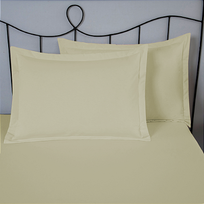 Porta Travesseiro Dia A Dia 1 Peça 70cm x 50cm 80% Algodão / 20% Poliéster Perca