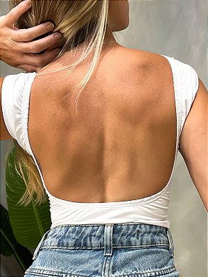 Cropped em Suplex Zara Costas Nua Milena Ref. 1904