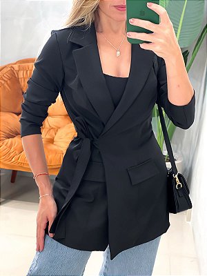 Max Blazer em Louis Twill Transpassado com Amarração Ref. 1933