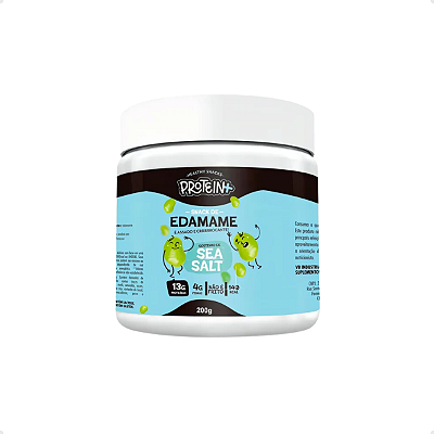 Snack de Edamame 200g - Sabor Sea Salt - High Protein