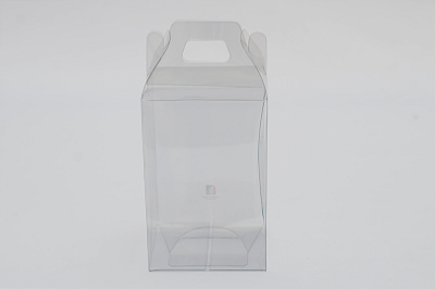 Caixa em PET Modelo 1 FL – Folha Única que Monta a Caixa (Alta Transparência) 8.5X8X13.3 - Kit Com 500 Unidades - Pedidos acima de 1.000 unidades possuem condições comerciais especiais. Consulte nossa equipe.