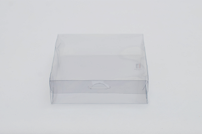 Caixa em PET Modelo 1 FL – Folha Única que Monta a Caixa (Alta Transparência) 14X14X4 - Kit Com 500 Unidades - Pedidos acima de 1.000 unidades possuem condições comerciais especiais. Consulte nossa equipe.
