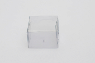Caixa em PET Transparente Tampa e Fundo Separados 8X8X5 – Pacote com 500 Unidades