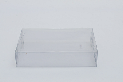 Caixa em PET Transparente Tampa e Fundo Separados 20X14X4 – Kit Com 500 Unidades - Pedidos acima de 1.000 unidades possuem condições comerciais especiais. Consulte nossa equipe.