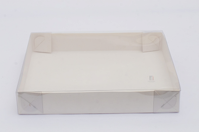 Caixa Com Tampa Pet e Fundo Cartão Triplex 26X23X4 - Kit Com 500 Unidades - Pedidos acima de 1.000 unidades possuem condições comerciais especiais. Consulte nossa equipe.