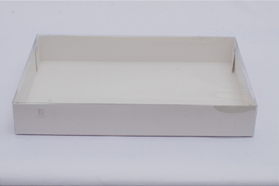 Caixa Com Tampa Pet e Fundo Cartão Triplex 35X25X5 - Kit Com 500 Unidades - Pedidos acima de 1.000 unidades possuem condições comerciais especiais. Consulte nossa equipe.