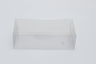Caixa em PET Transparente Tampa e Fundo Separados 26X13X7 – Kit Com 500 Unidades - Pedidos acima de 1.000 unidades possuem condições comerciais especiais. Consulte nossa equipe.