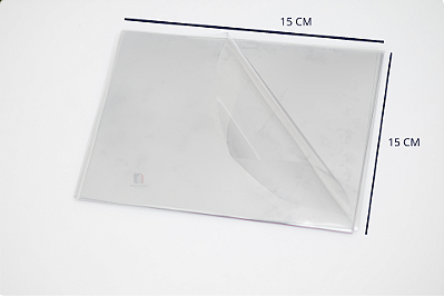 Chapa Para Visor Em PT 0,20MM Transparente 15x15 CM - Kit Com 500 Unidades - Pedidos acima de 1.000 unidades possuem condições comerciais especiais. Consulte nossa equipe.