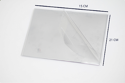 Chapa Para Visor Em PT 0,20MM Transparente 15x21 CM - Kit Com 500 Unidades - Pedidos acima de 1.000 unidades possuem condições comerciais especiais. Consulte nossa equipe.