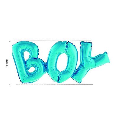 Balao Metalizado Boy