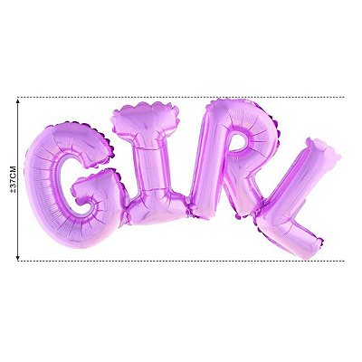 Balao Metalizado Girl