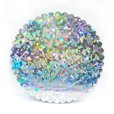 Cake Board 18 Cm Mosaico Holografico