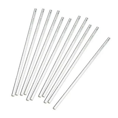 Canudo Papel Liso Prateada