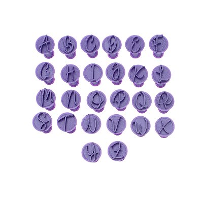 Carimbo 5001 - Marcador Brigadeiro - Alfabeto Cursivo Maiúsc