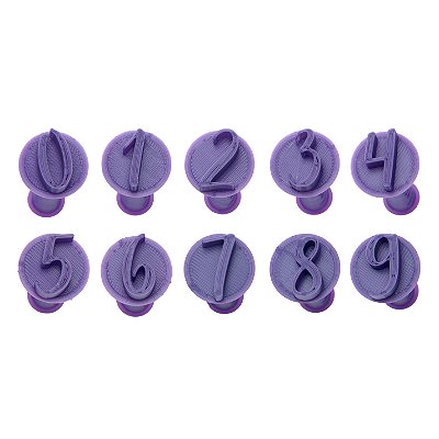 Carimbo 5002 - Marcador Brigadeiro - Números Cursivos