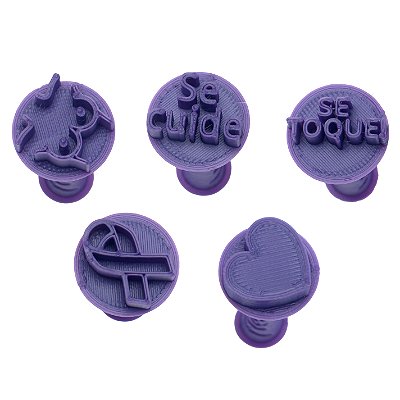 Carimbo 5009 - Marcador Brigadeiro - Outubro Rosa Flexarte