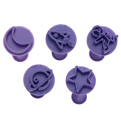 Carimbo 5024 - Marcador Brigadeiro - Astronauta - Flexarte