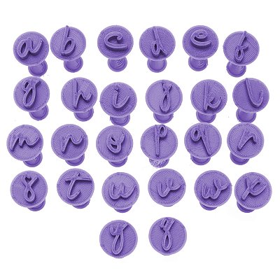 Carimbo 5042 - Marcador Brigadeiro - Alfabeto Min.  Flexarte