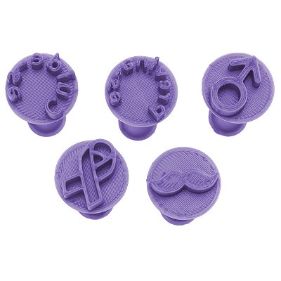 Carimbo 5044 - Marcador Brigadeiro - Novembro Azul  Flexarte