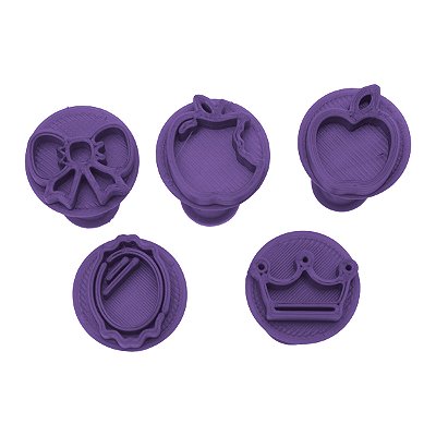 Carimbo 5077 - Marcador Brigadeiro Bonequinha Branca Flexart