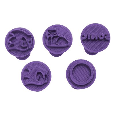 Carimbo 5081 - Marcador Brigadeiro Ouriço Olímpico  Flexarte