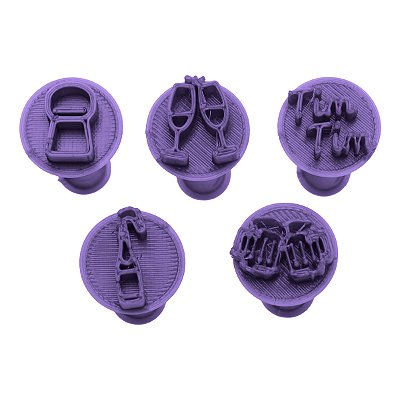 Carimbo 5092 - Marcador Brigadeiro - Comemoração - Flexarte