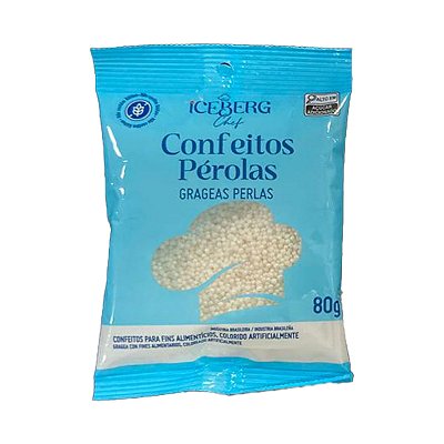 Confeito Perolas - Perolado 80g