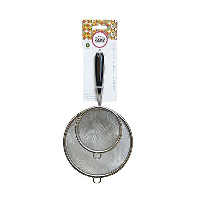 Conjunto de Peneira Inox T8/12 - Casual Home