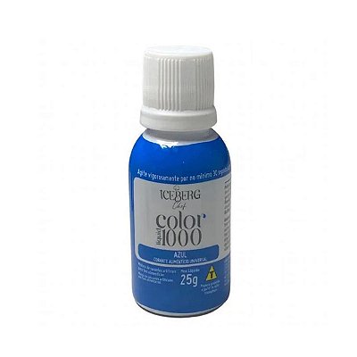 Corante Color 1000 AZUL 25g - Iceberg - Flexarte