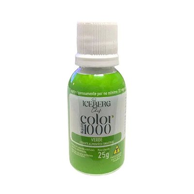 Corante Color 1000 VERDE 25g - Iceberg - Flexarte