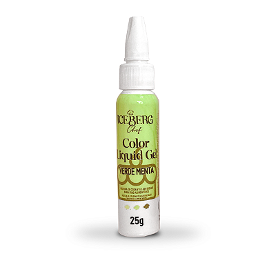 Corante Verde Menta -  LiquidGel 25g Iceberg Chef