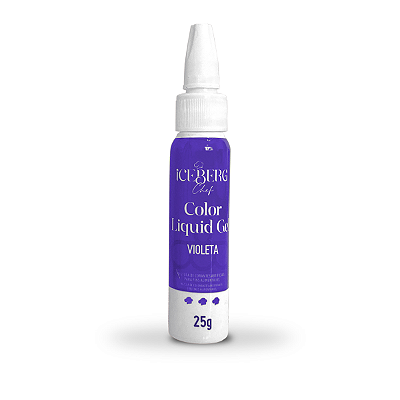 Corante Violeta - LiquidGel 25g Iceberg Chef
