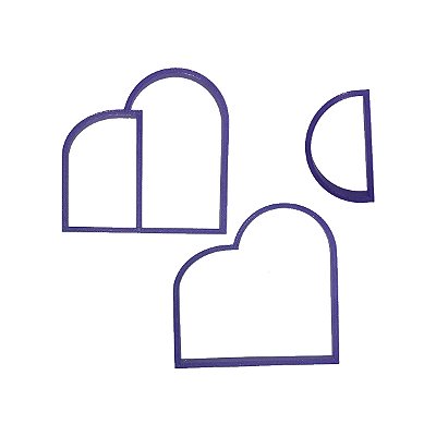 Cortador - Portal 1 - Kit 3 pçs - Infinitart3D (P0001)