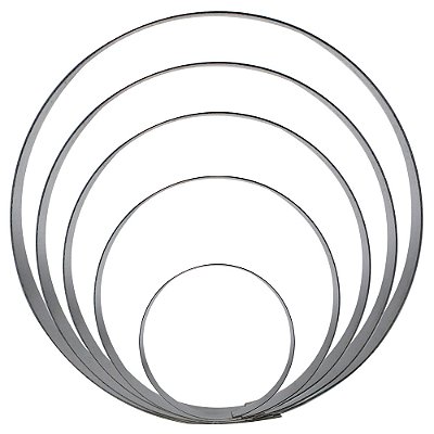 Cortador Kit Círculo com 5 pçs 018 RR Cortadores - Flexarte