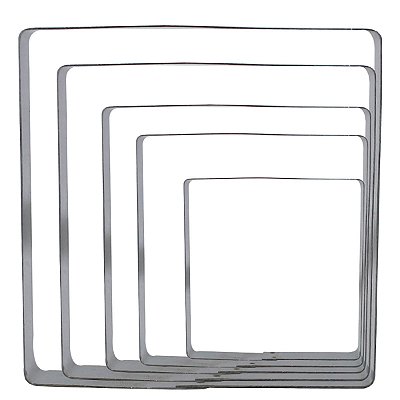 Cortador Kit Quadrado com 5 pçs 108 RR Cortadores - Flexarte