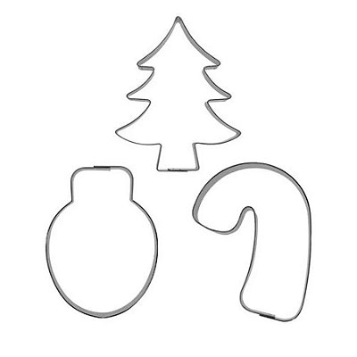 Kit Cortador de Natal 12 PP - 615 - 3unid - RR Cort - Flexarte