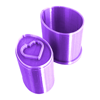 Modelador 7003 - Ejetor Ovo de Páscoa com Coração  Flexarte