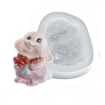 Molde de  Silicone 004 - Coelho Grande