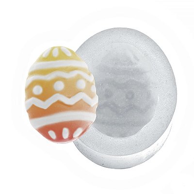 Molde de  Silicone 009 - Ovo Decorado