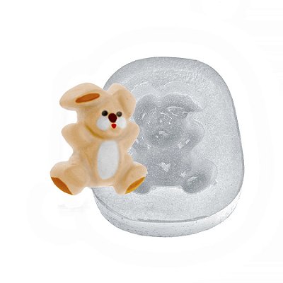 Molde de  Silicone 012 - Coelhinho de Orelha Baixa