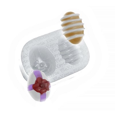 Molde de  Silicone 033 - Ovos de Páscoa Walla