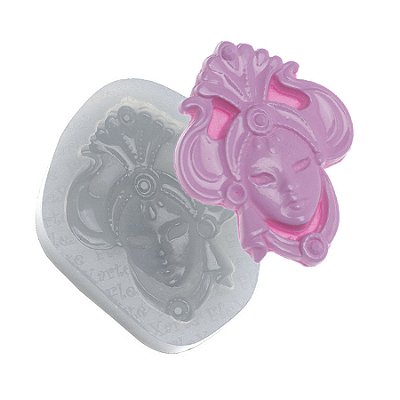 Molde de  Silicone 040 - Máscara Mokka