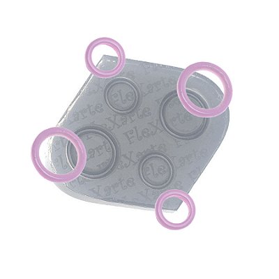 Molde de  Silicone 042 - Mini Alianças